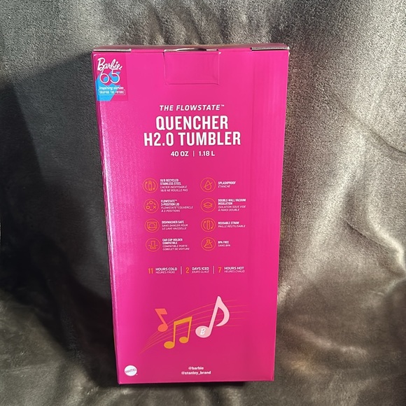Limited edition,Stanley,40 oz twist n turn Barbie quencher never used or opened - Picture 2 of 2